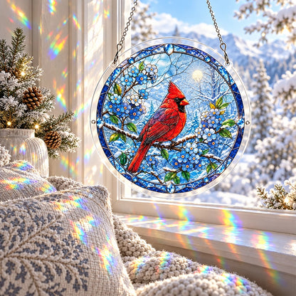 Christmas Window Suncatcher in Eight Festive Designs