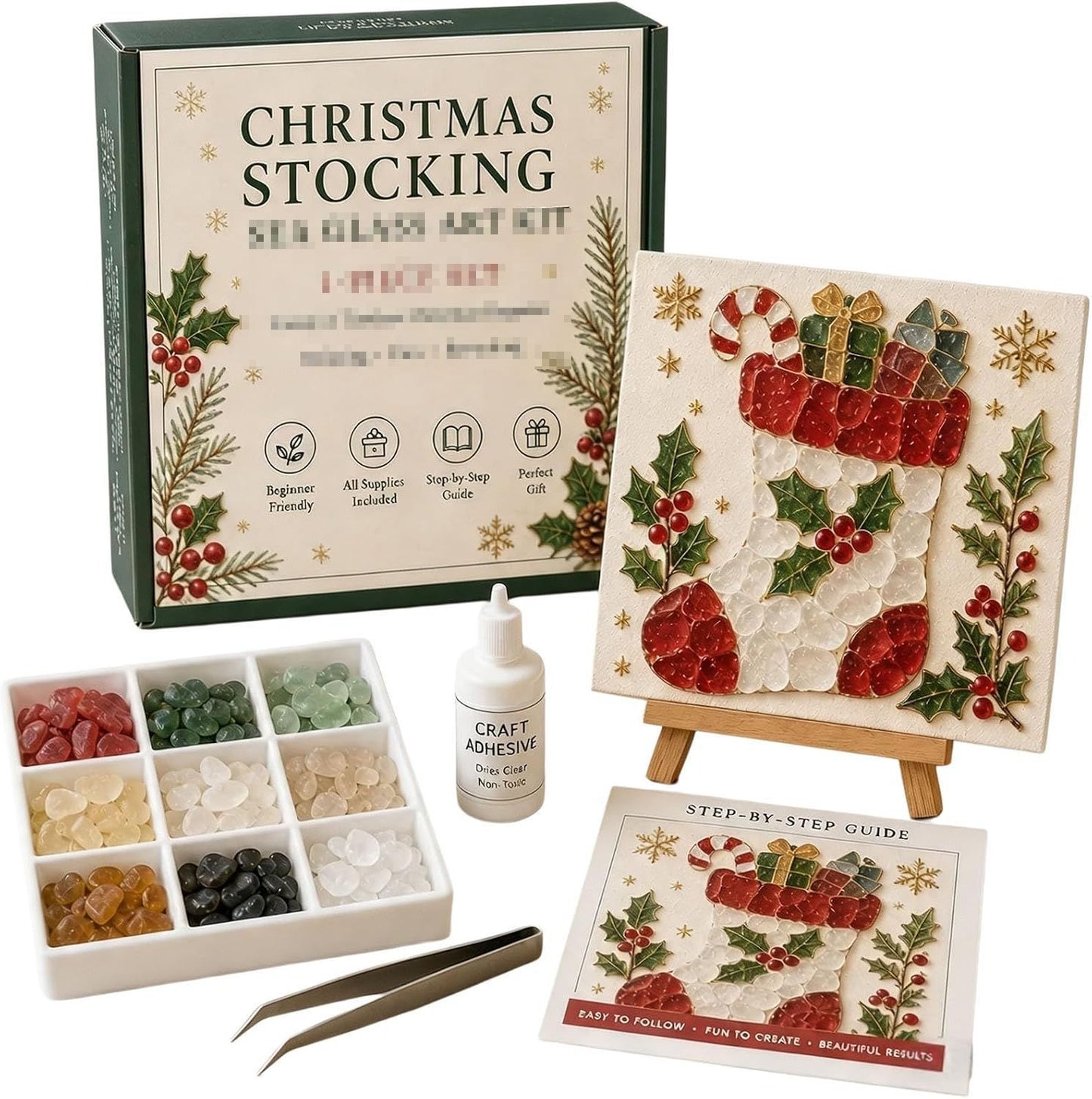 Christmas Diamond Painting Ornament Craft Kit