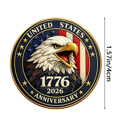 USA 250th Anniversary Decorative Commemorative Coin for Collectors
