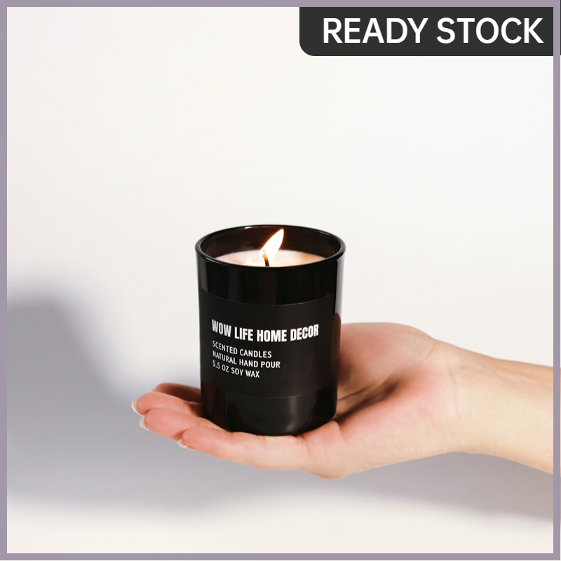 Black +White. Scented Candles Soy wax