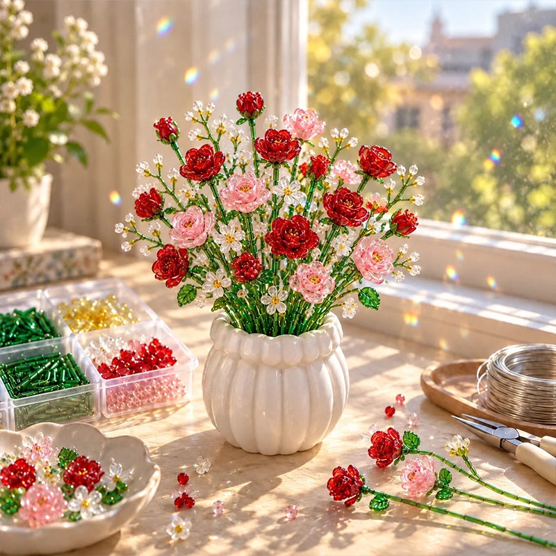 DIY Beaded Wildflower Bouquet Craft Kit