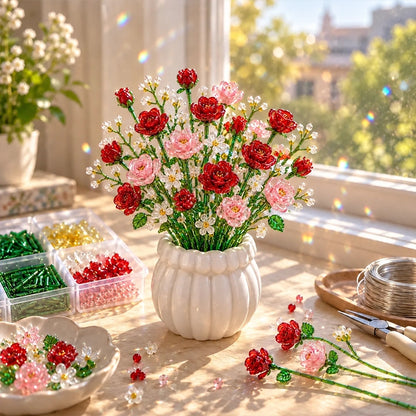 DIY Beaded Wildflower Bouquet Craft Kit