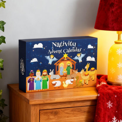 2026 Nativity Building-Block Advent Calendar for Family Christmas Countdown