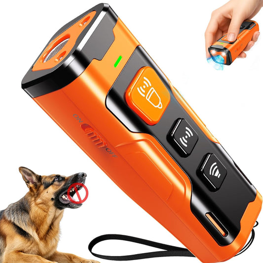 Portable Ultrasonic Dog Bark Deterrent – Safe & Effective Bark Control for Indoor & Outdoor Use