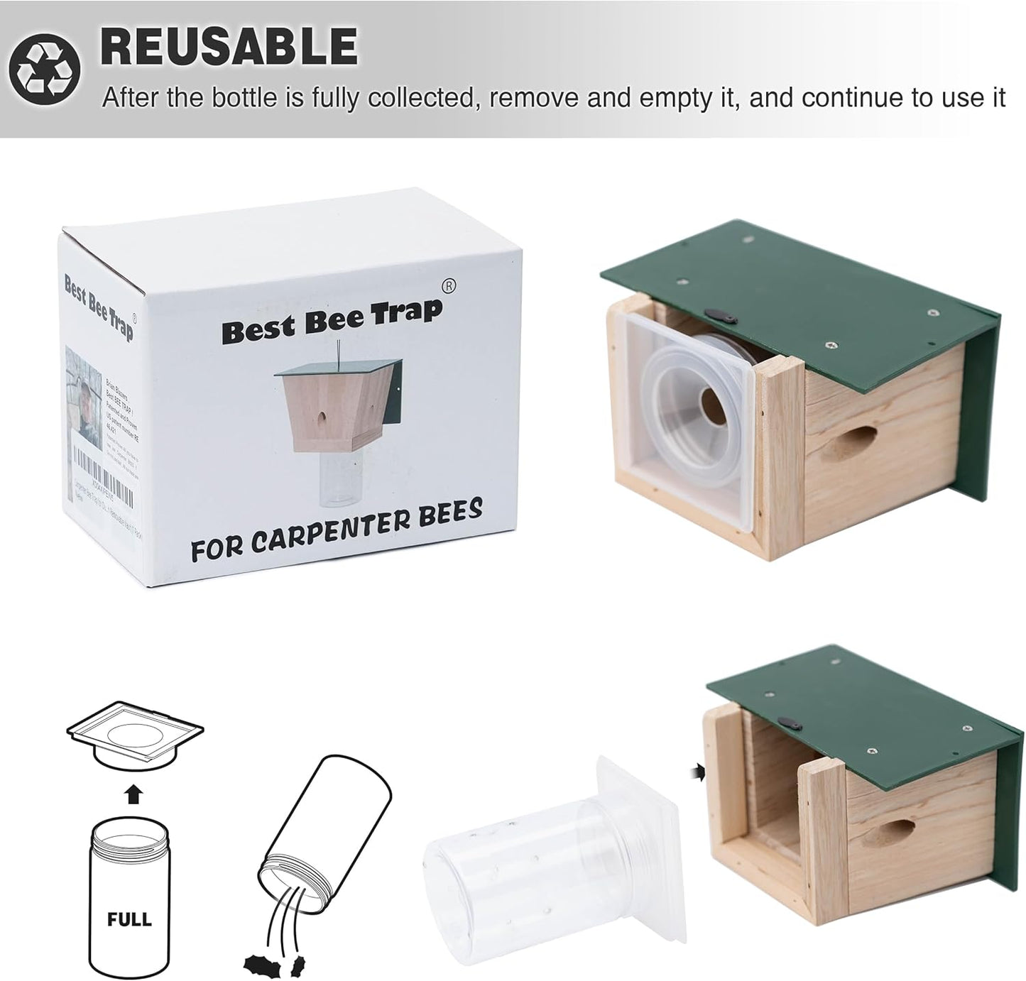 Carpenter Bee Trap for Outside