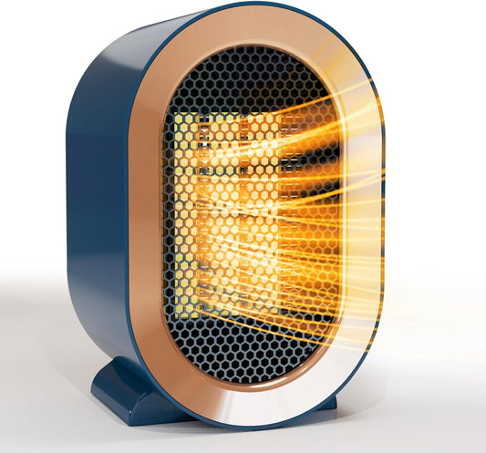 1200W Portable Ceramic Desk Space Heater with Thermostat