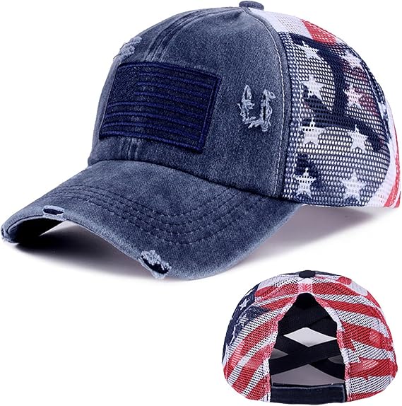 Women's USA 250th Anniversary Ponytail Baseball Cap