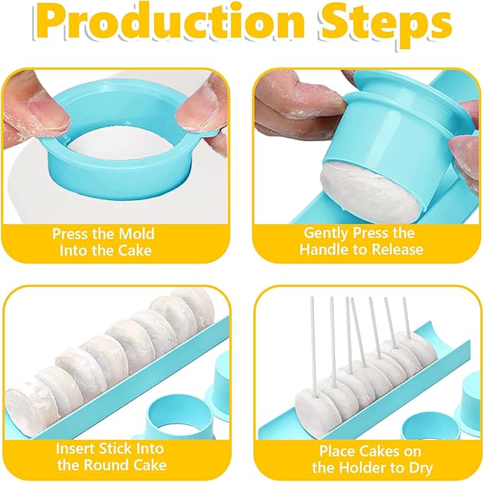 5 PCS Cake Pop Mold Set
