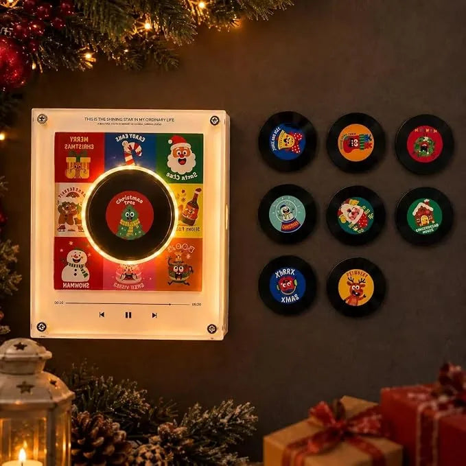 NFC Rotating Vinyl Record Magnetic Night Light