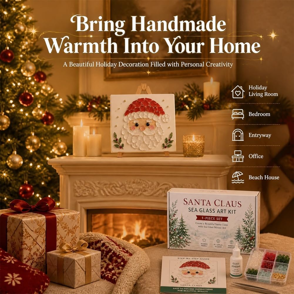 Christmas Diamond Painting Ornament Craft Kit
