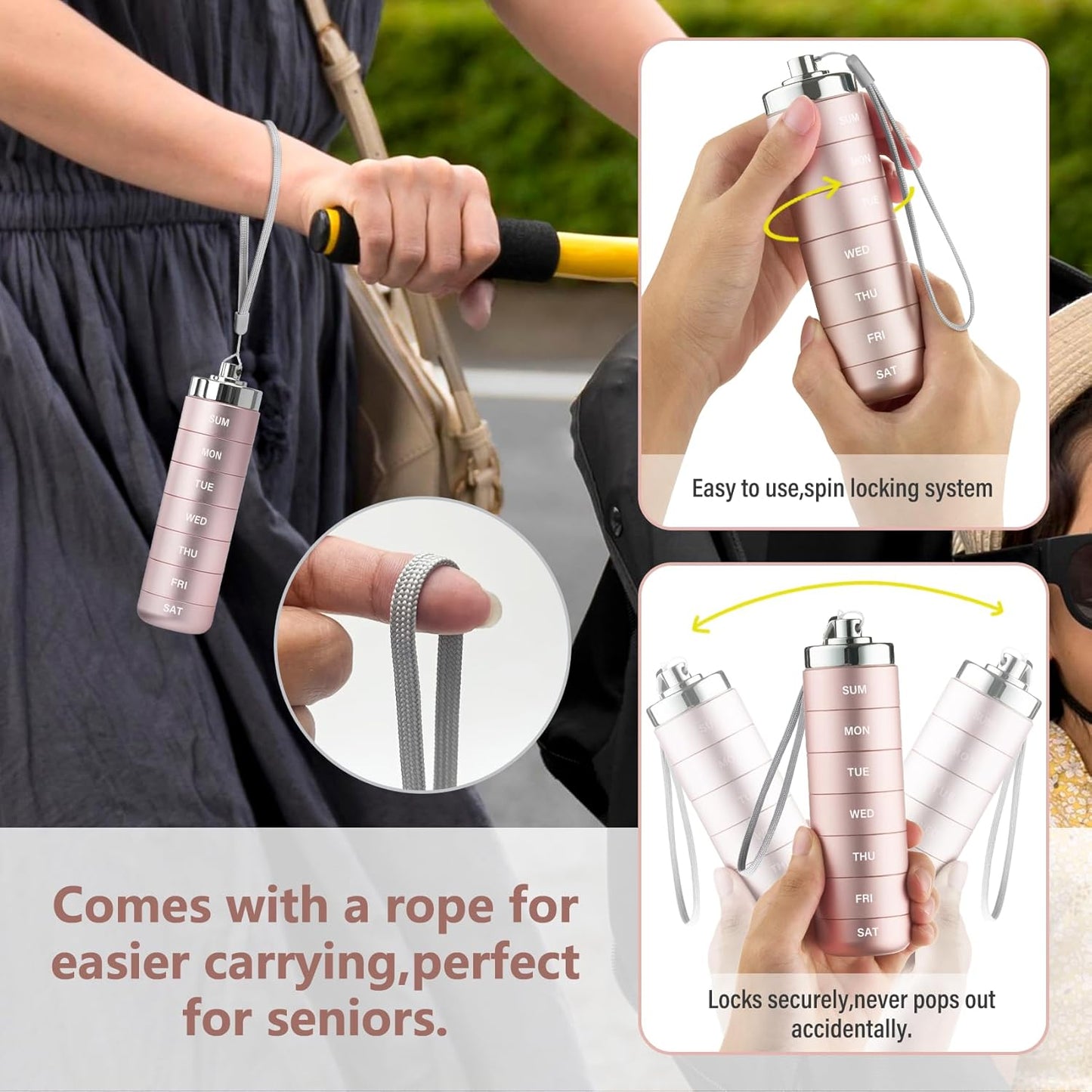Portable Waterproof Medication Storage Case