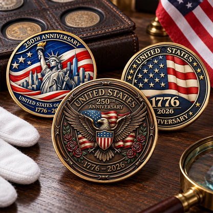 USA 250th Anniversary Decorative Commemorative Coin for Collectors