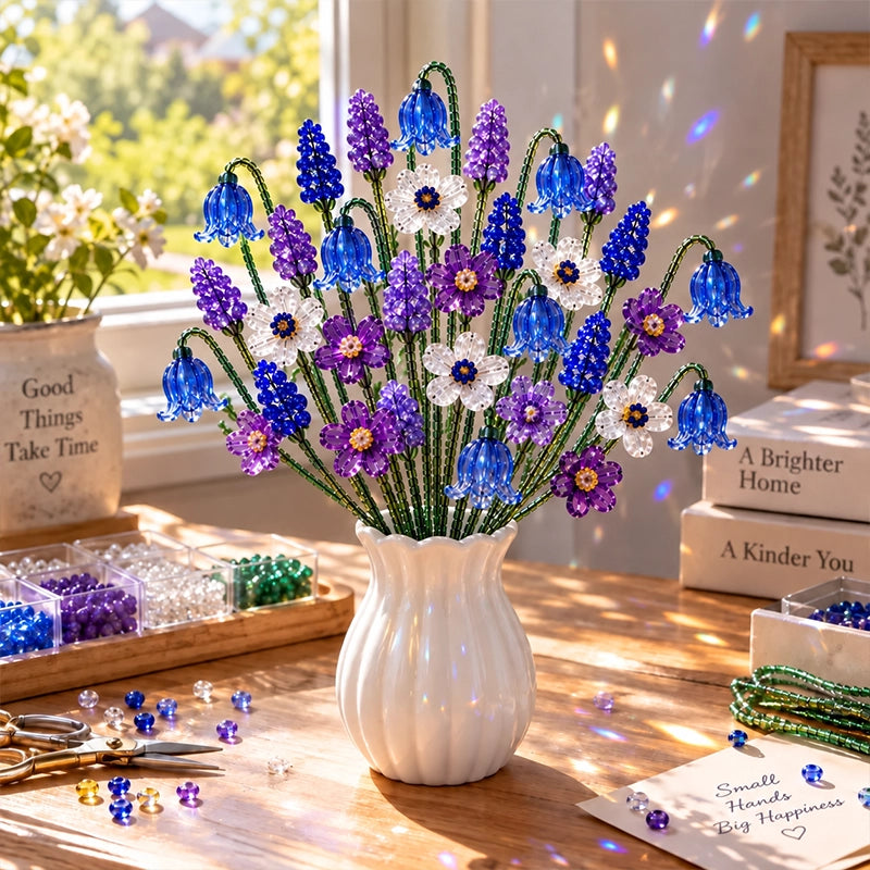 DIY Beaded Wildflower Bouquet Craft Kit