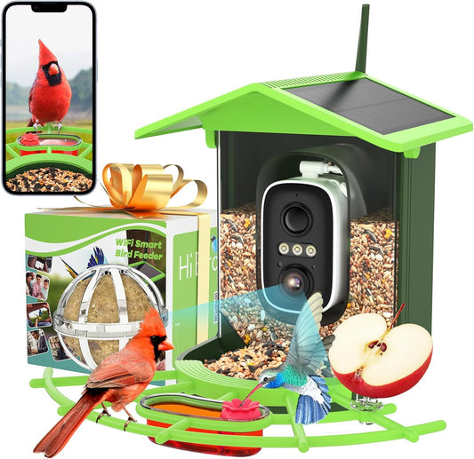 Centvicam Smart Bird Feeder with Camera – 2K HD Live View