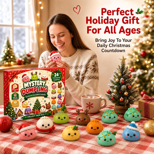 24-Day Mystery Dumpling Squishy Advent Calendar