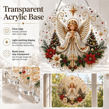 DIY Rhinestone Nativity Hanging Plaque Kit