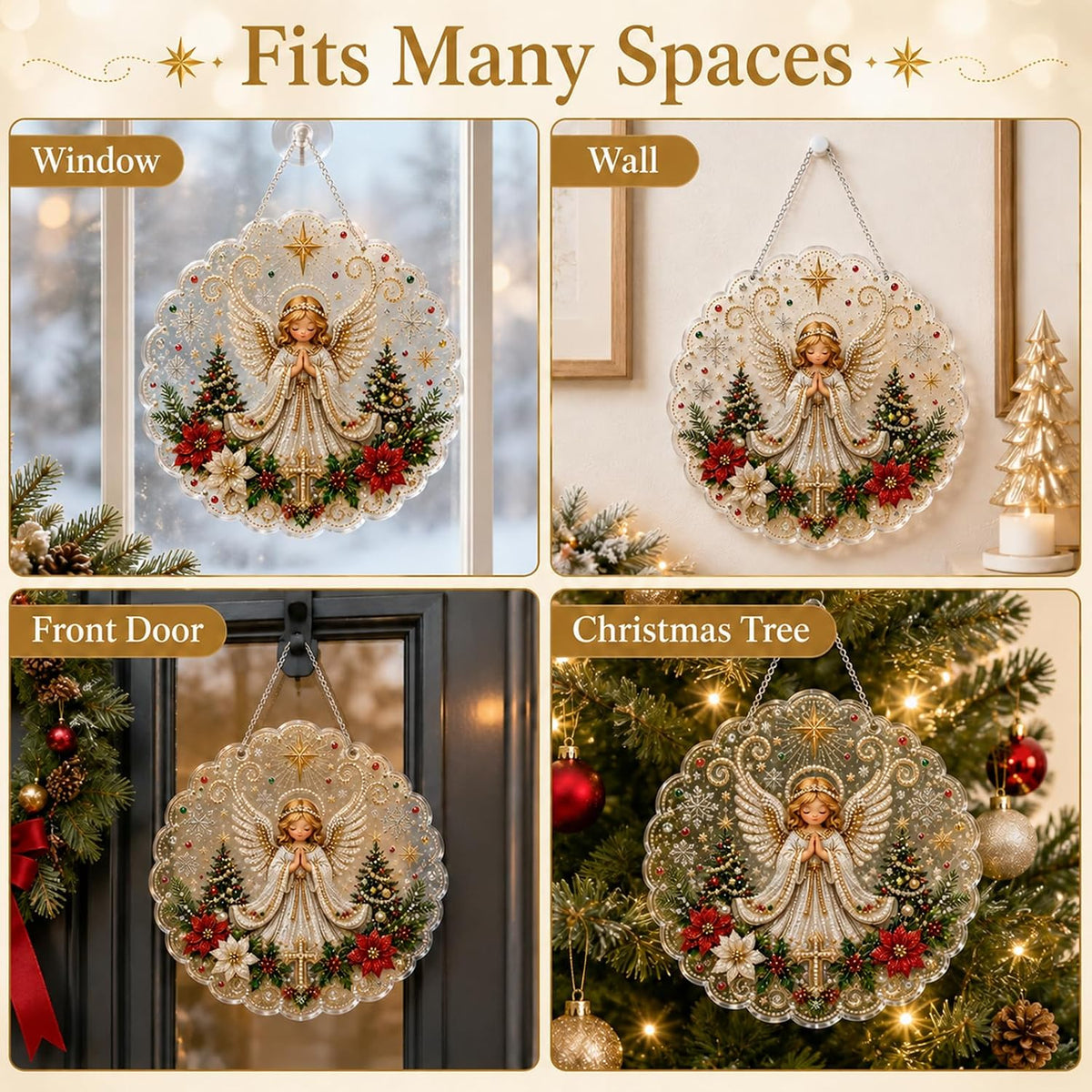 DIY Rhinestone Nativity Hanging Plaque Kit