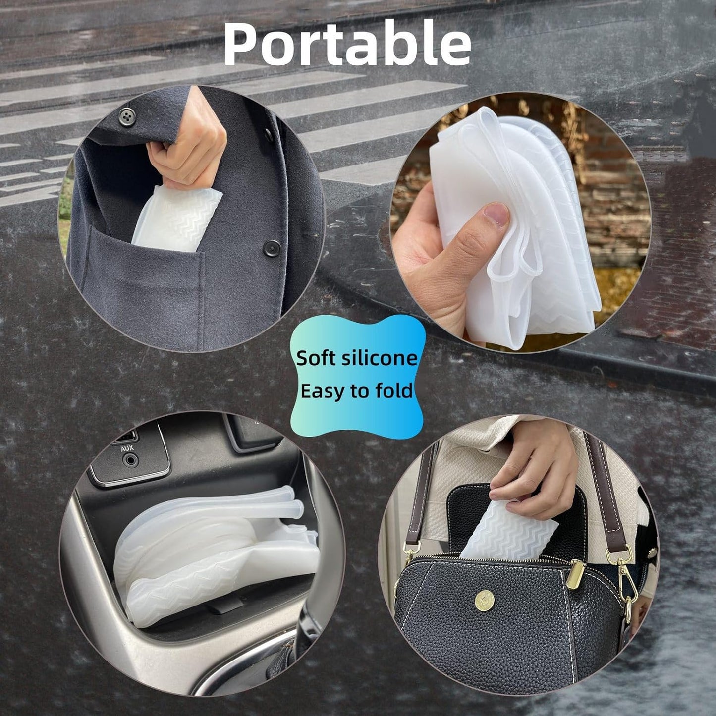 Waterproof Shoe Covers 5 Pairs