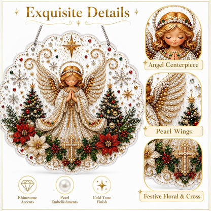 DIY Rhinestone Nativity Hanging Plaque Kit