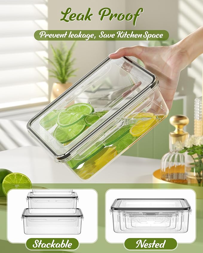 Food Grade Fridge Freezer Storage Containers