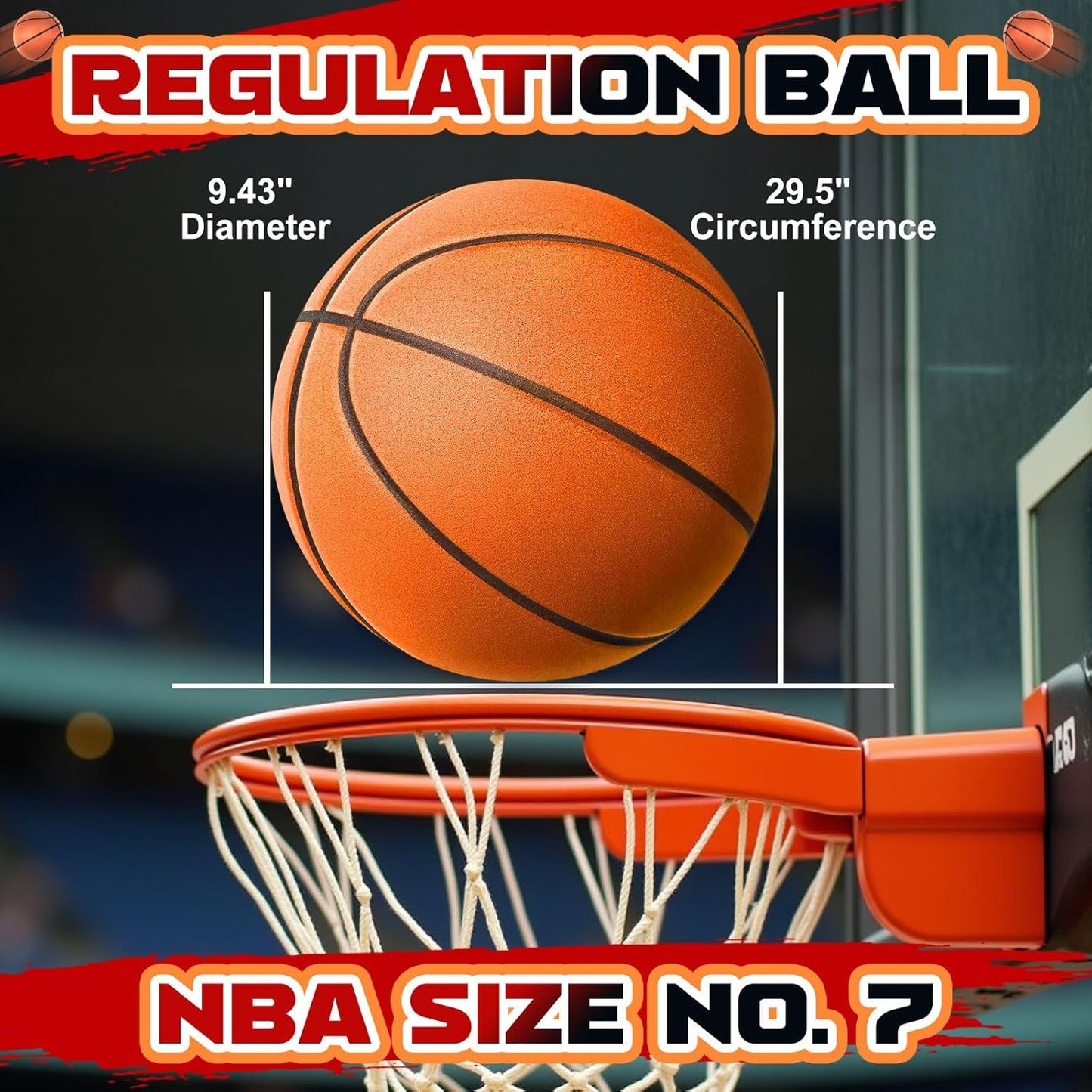 Silent Basketball Size 7 (29.5")