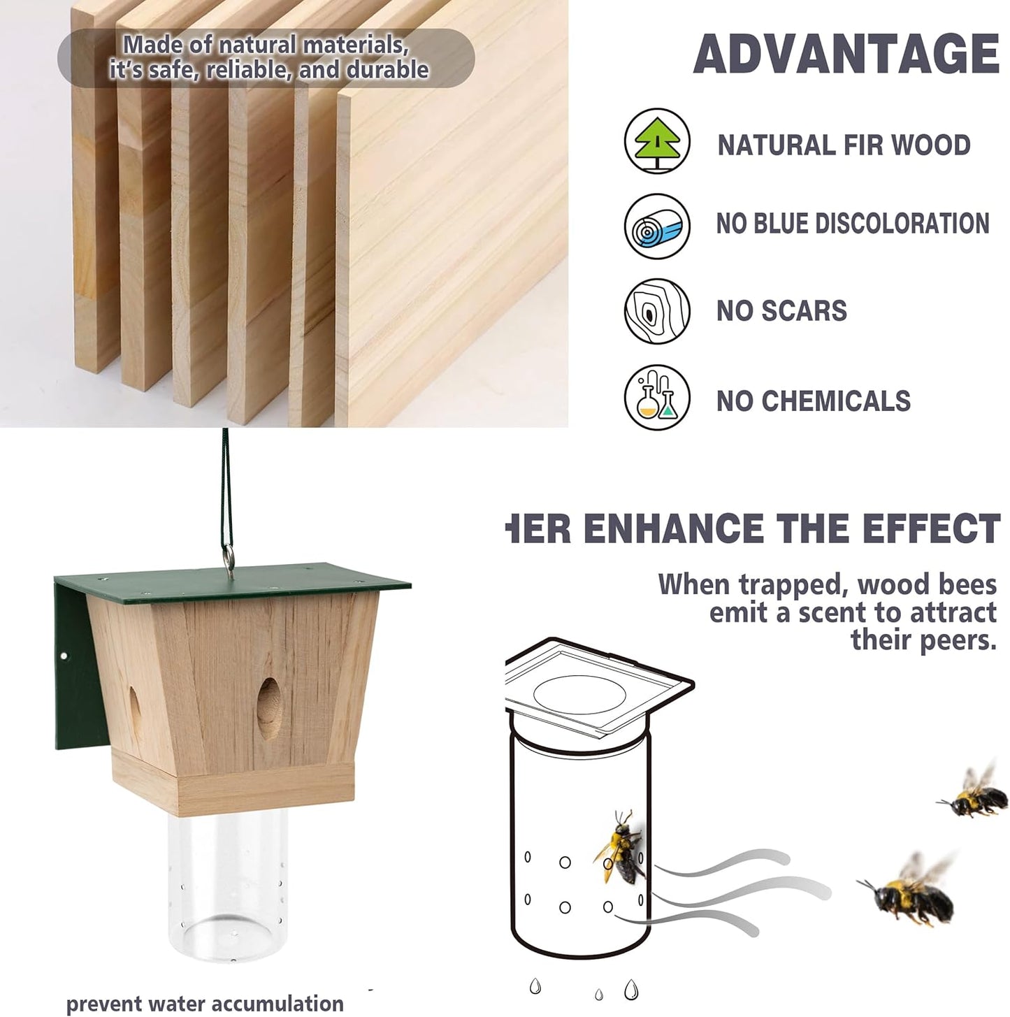 Carpenter Bee Trap for Outside