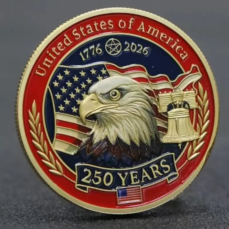 USA 250th Anniversary Decorative Commemorative Coin for Collectors