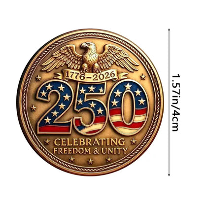 USA 250th Anniversary Decorative Commemorative Coin for Collectors
