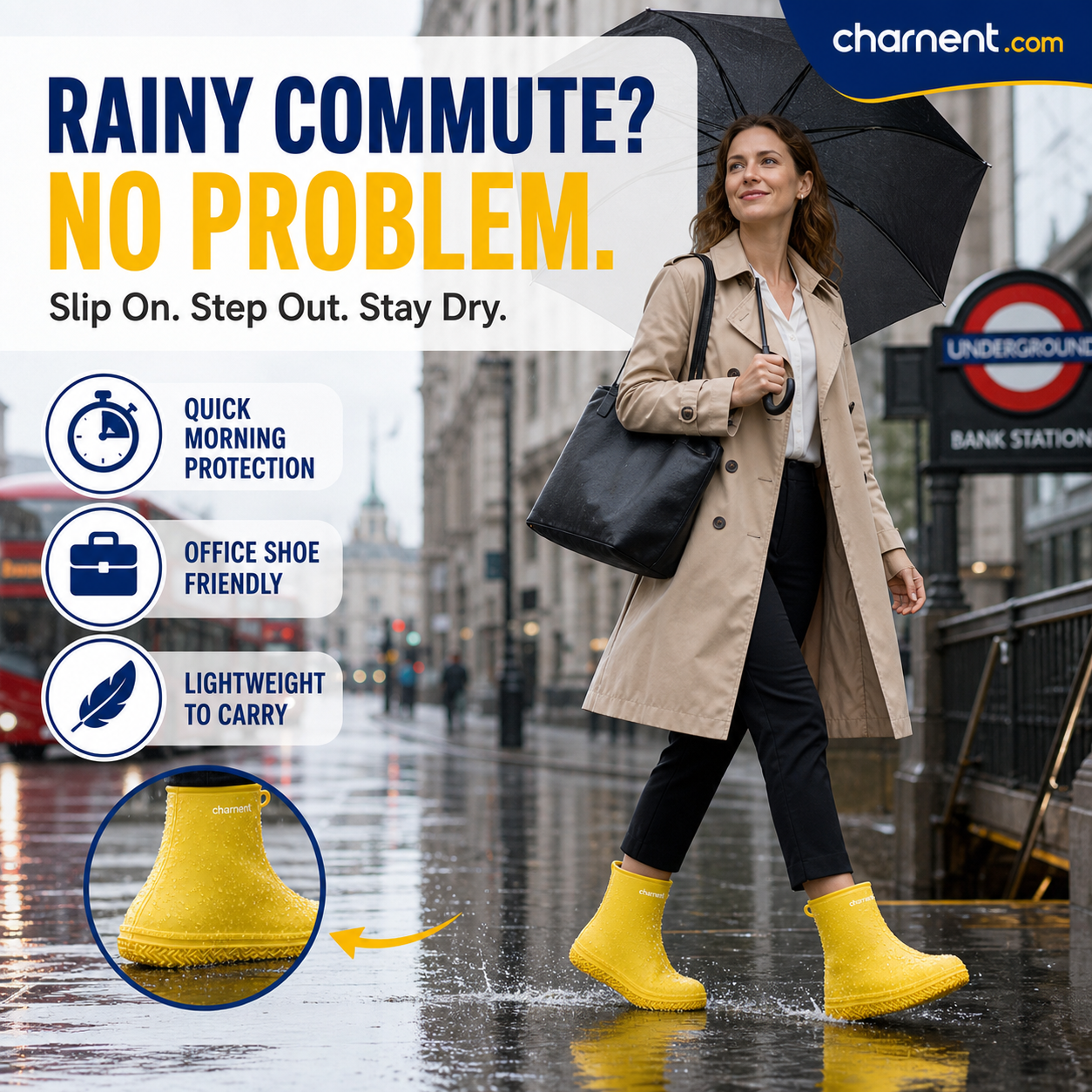 Waterproof Shoe Covers 5 Pairs