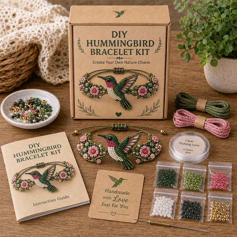 🐙 DIY Beaded Bracelet Making Kit