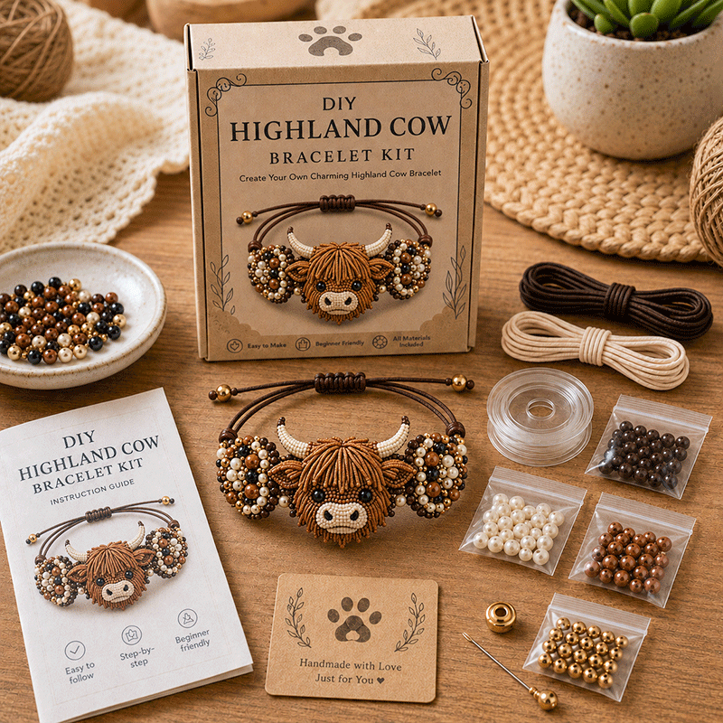 🐙 DIY Beaded Bracelet Making Kit