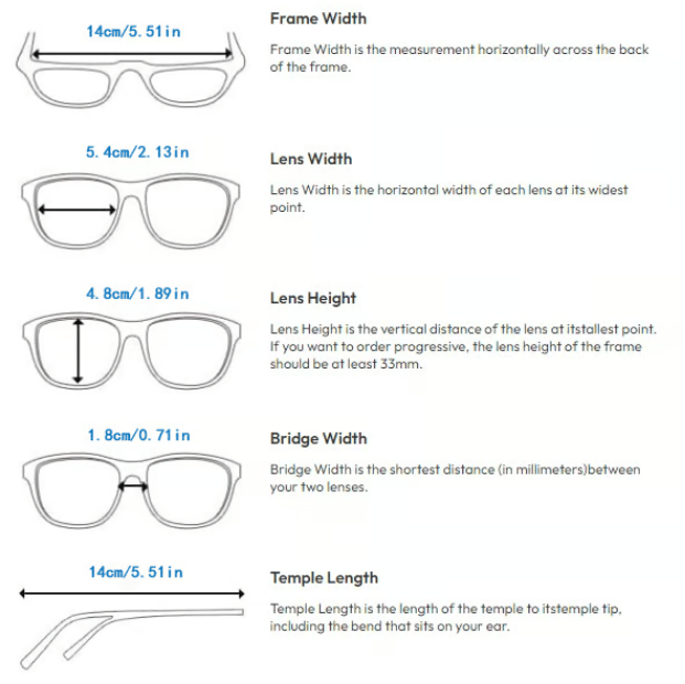Diamond Rimless Anti-Blue Light Presbyopia Glasses