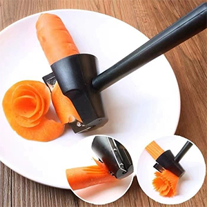 Stainless Steel Vegetable Spiral & Flower Curler – 2 Pack