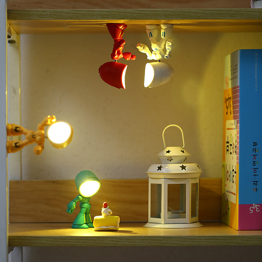 Magnetic Robot Mini Night Lights – 2 Pack