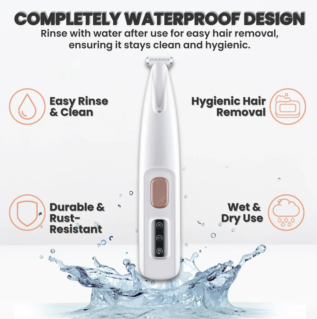 Waterproof LED Pet Paw Trimmer Set