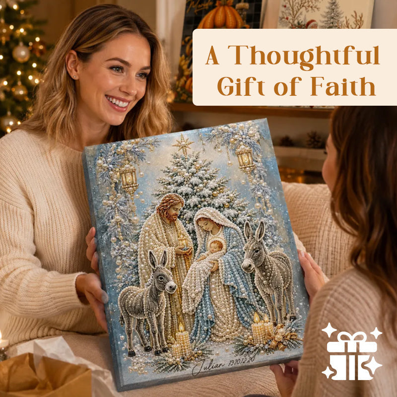 Nativity Scene Crystal Diamond Art Kit