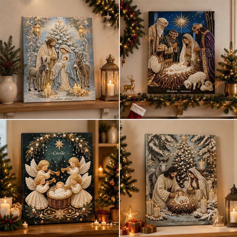 Nativity Scene Crystal Diamond Art Kit