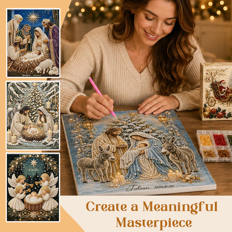 Nativity Scene Crystal Diamond Art Kit