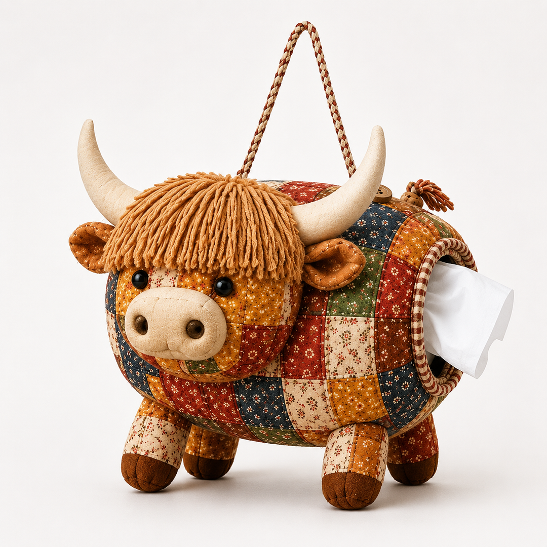 DIY Patchwork Animal Tissue Box Cover Sewing Kit