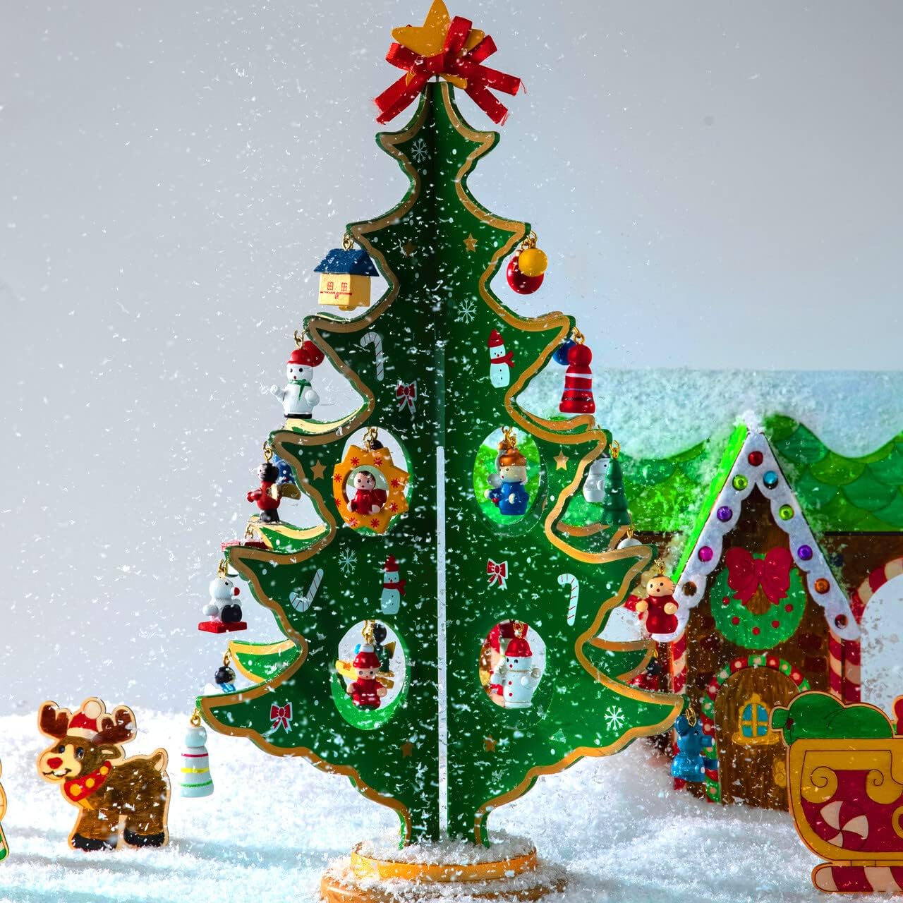 28 cm DIY Christmas Tree Blind-Box Ornament Set