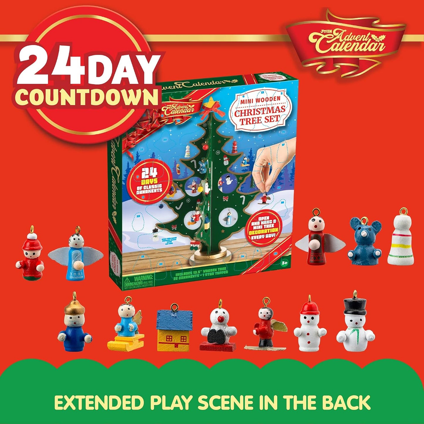 28 cm DIY Christmas Tree Blind-Box Ornament Set