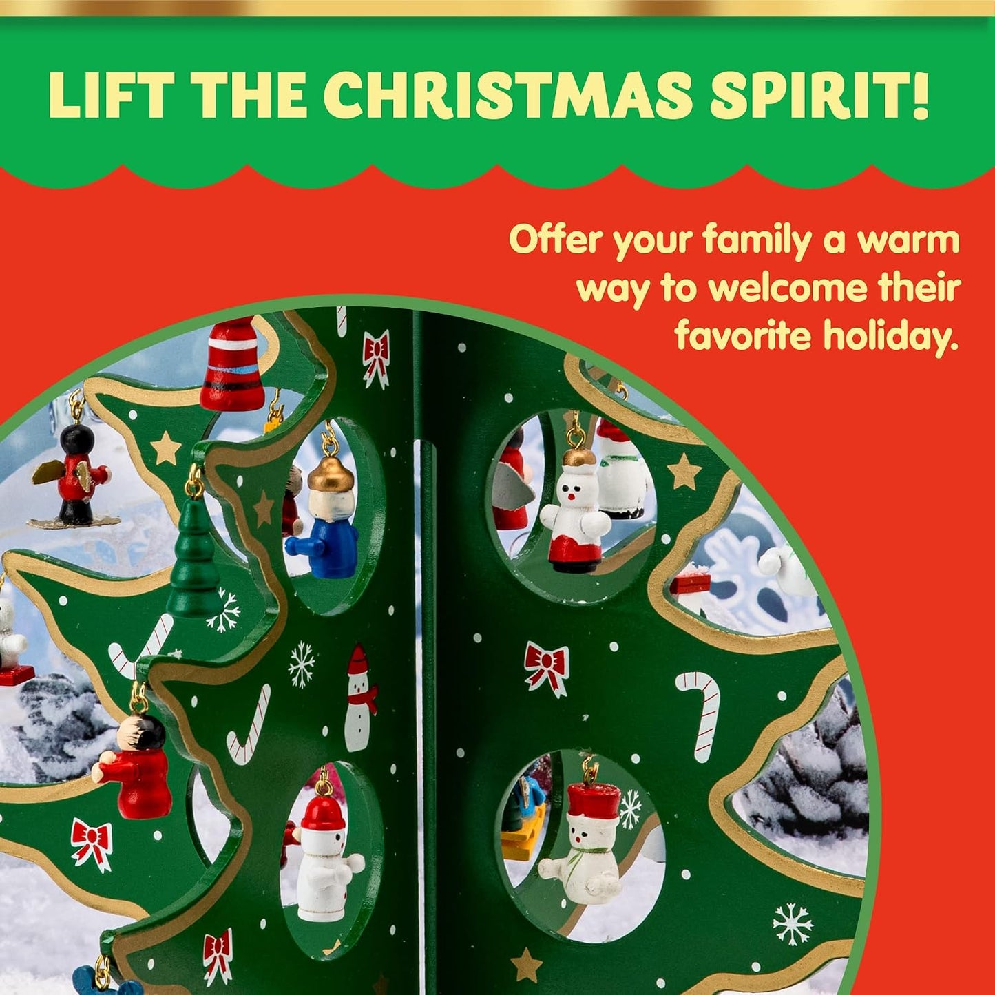 28 cm DIY Christmas Tree Blind-Box Ornament Set