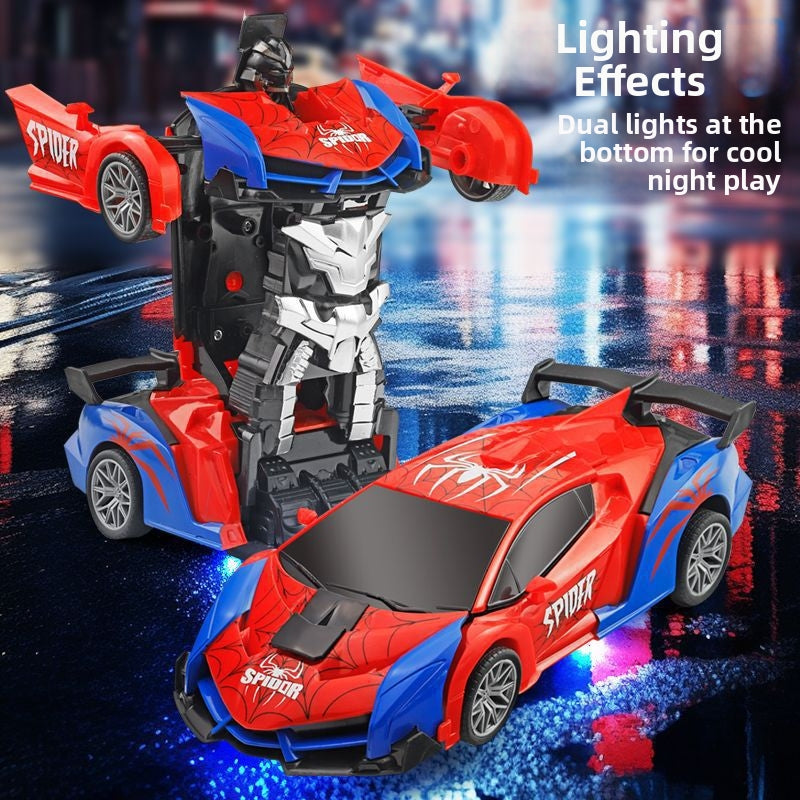 One-Touch Transforming RC Sports Car Robot