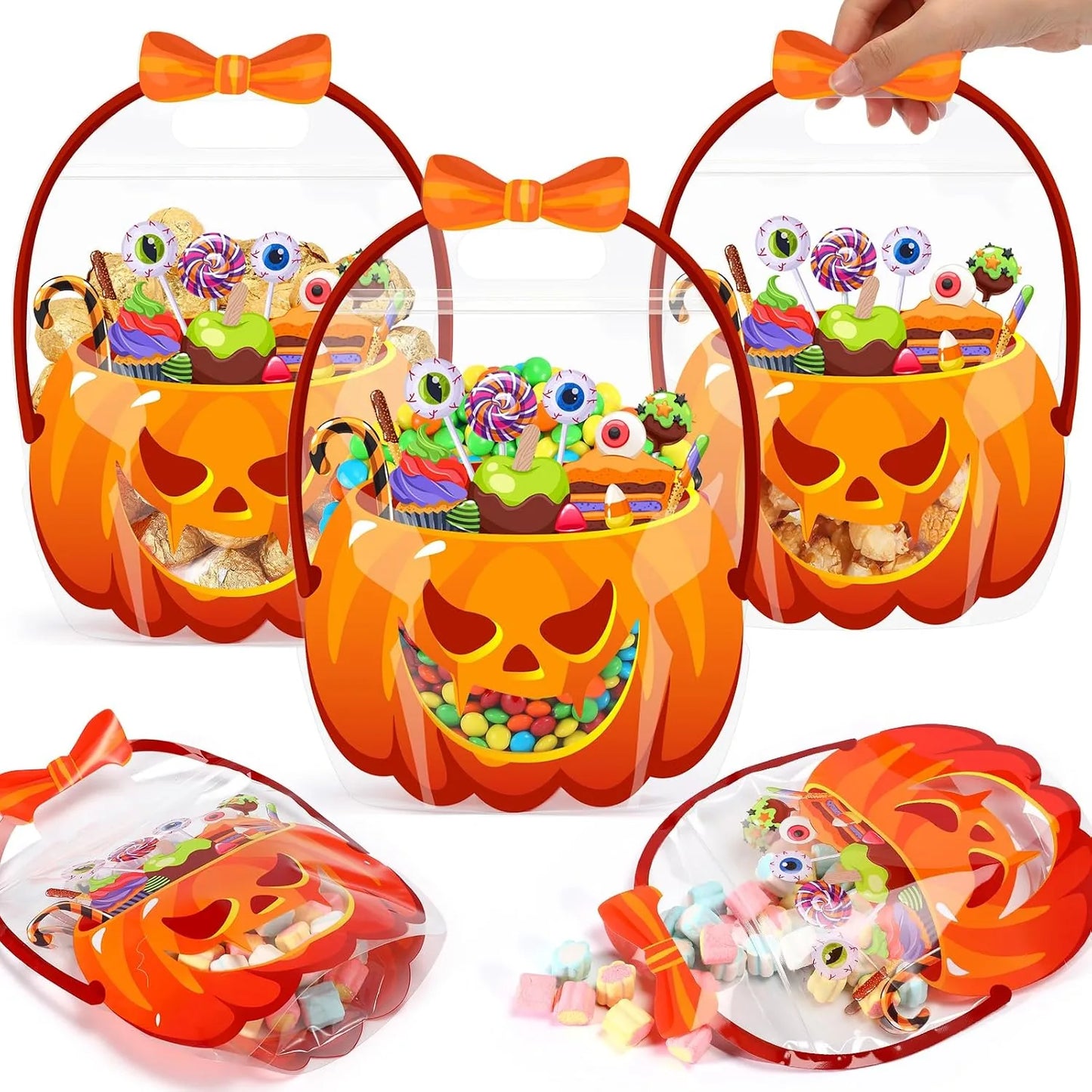 Halloween Cauldron Candy Bags – 20-Piece Set
