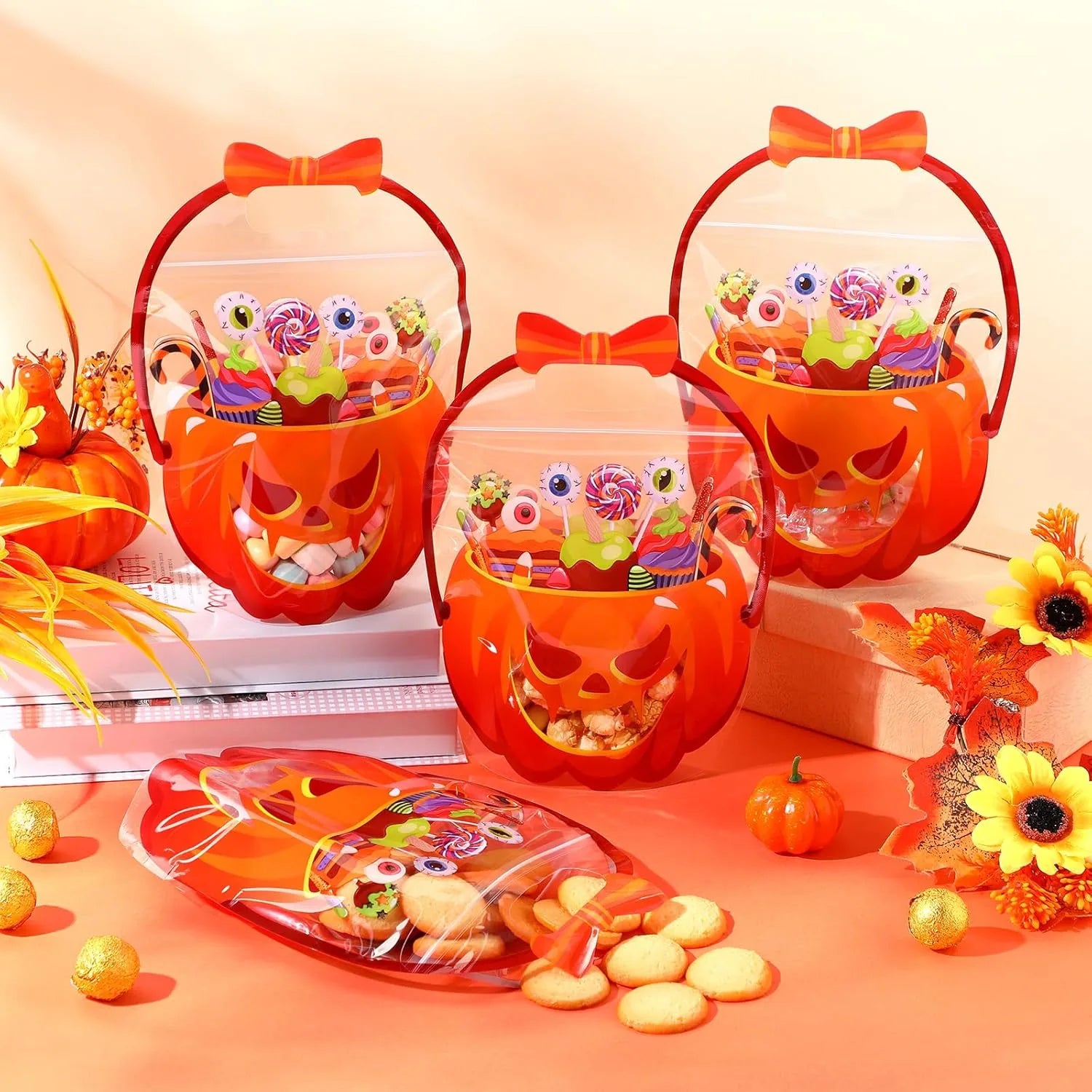 Halloween Cauldron Candy Bags – 20-Piece Set