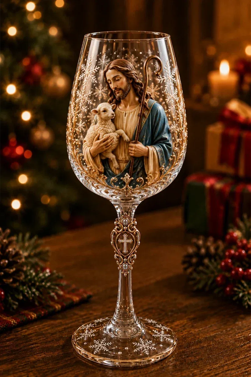 Faith & Grace Christian Stemless Wine Glass – 6 Designs
