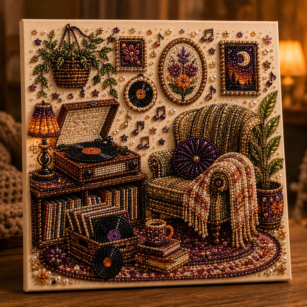 Cozy Hobby Room Diamond Painting Kit – 6 Designs – product image 11
