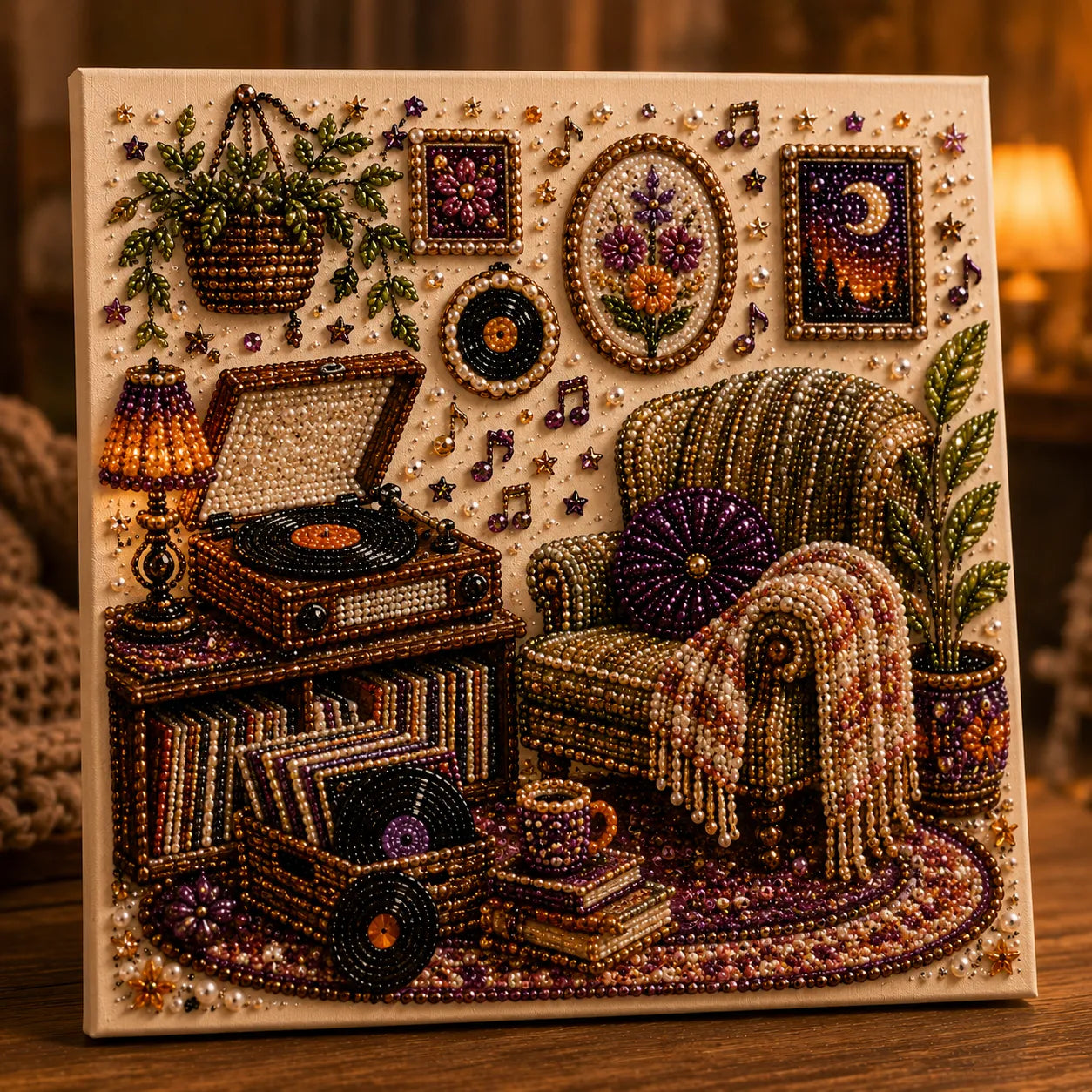 Cozy Hobby Room Diamond Painting Kit – 6 Designs – product image 11