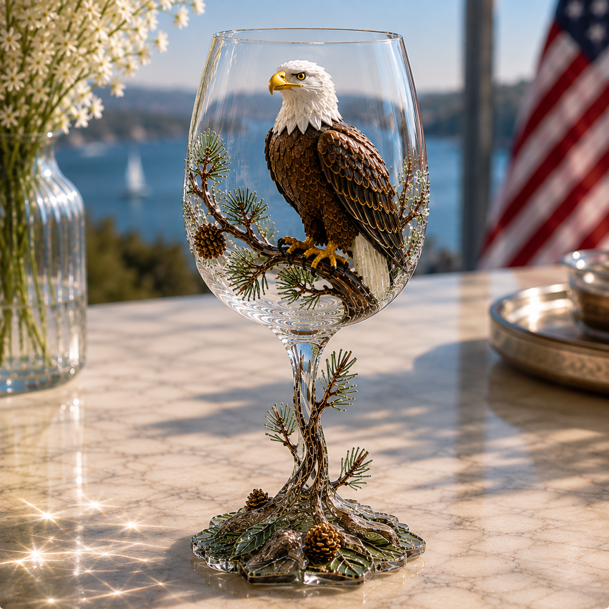 3D Bird Stemmed Wine Glass – 6 Designs – product image 9
