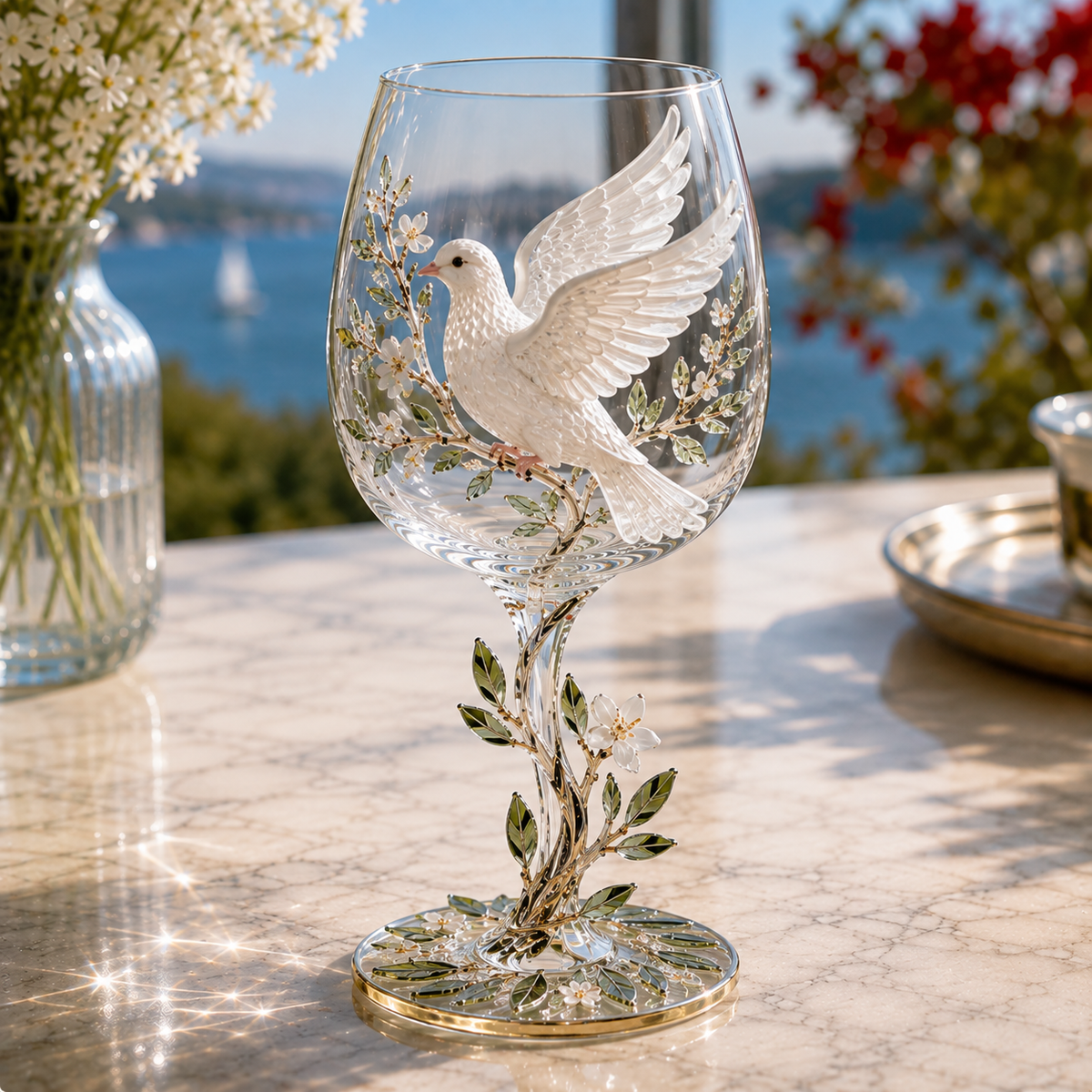 3D Bird Stemmed Wine Glass – 6 Designs – product image 10